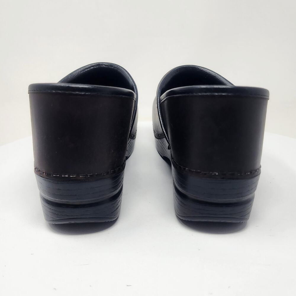 Dansko Professional Clogs Size 40 US 9.5-10 Antique Brown Oiled Leather Like New - Picture 6 of 13